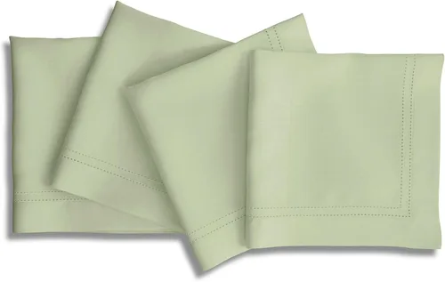 Miniatura 9 de Solino Home Juego de 4 servilletas de lino color marfil de lino 100 % puro con doble vainica de 20 x 20 pulgadas para verano, hechas a mano