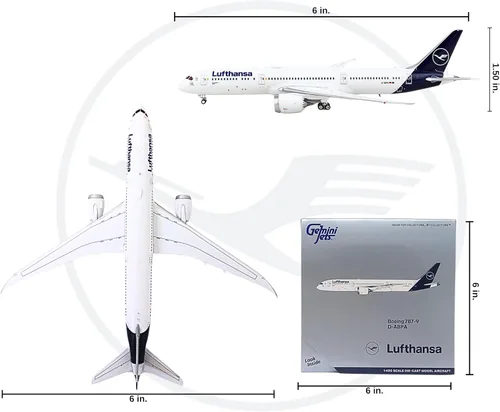 Miniatura 7 de GeminiJets GJDLH2046 Lufthansa Boeing 787-9 Dreamliner D-ABPA; Escala 1:400