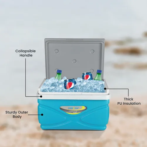 Miniatura 4 de Enfriador de pícnic – Enfriador duro de 4.5 litros – Coolbox mantiene el contenido fresco durante 48 horas – Enfriador exterior sin BPA – Enfriador