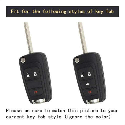 Miniatura 4 de Funda para Llavero Plegable para Buick para Chevrolet para Chevy para GMC 3 4 Botones Entrada sin Llave Control Remoto Accesorios Cubierta