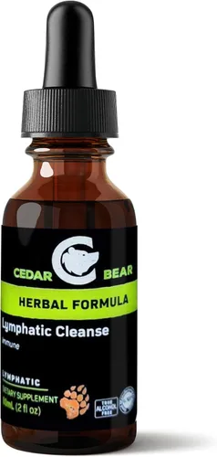 Cedar Bear Naturales La limpieza linfática es una fórmula que mejora el sistema inmunológico que apoya la limpieza del sistema linfático de 2 onzas