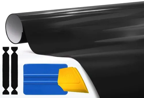 Miniatura 5 de 3M Rollo de Vinilo Automotriz (Negro Brillante, 1 pie x 5 pies + Juego de Herramientas)