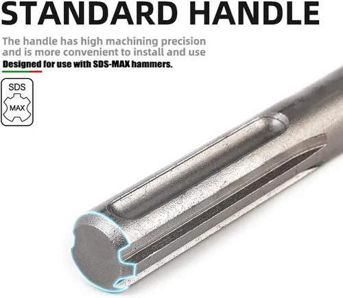 Miniatura 4 de Monkey King Bar - SDS MAX Bits 3/4" vástago de tierra Rod Driver se adapta a todos los taladros de martillo de cincel SDS Max