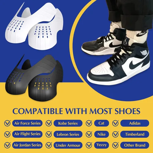 Miniatura 2 de KHG Protector de arrugas para zapatos deportivos, antiarrugas, sin arrugas, protector de inserción de zapatos, tamaño para hombres, mujeres, jóvenes