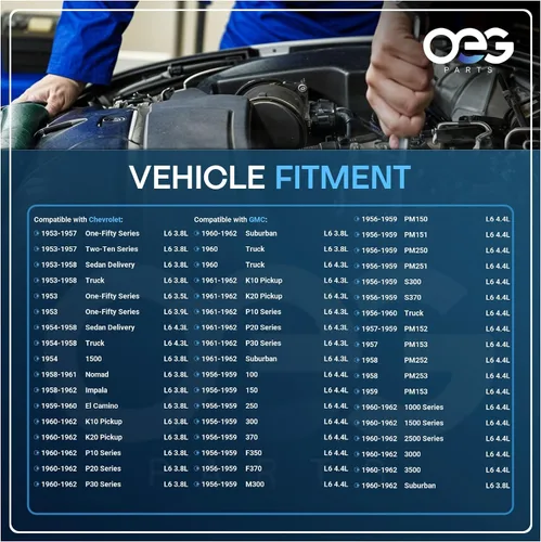 Miniatura 4 de Partes nuevas de distribuidor OEG compatibles con Chevy 3.9 235 Bel Air Biscayne Impala Del Ray 1954-1962 1112388 1112389 1112392 1112396 1112400
