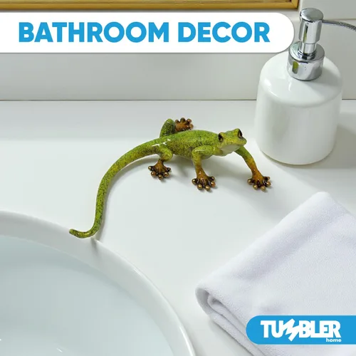 Miniatura 5 de Figura de lagarto para decoración de escritorio. Decoración del hogar para sala de estar, oficina, cocina, baño o en cualquier estante de la casa..