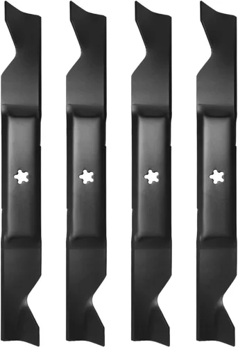 Miniatura 9 de 405380 Cuchillas de cortacésped para tractor de césped Hu sqvarna Craftsman Poulan Pro de 46 pulgadas, 532405380 cuchillas de alta elevación para Hu