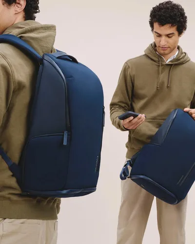 Miniatura 7 de Mochila Troubadour Pioneer 3.0, Azul marino, Moderno