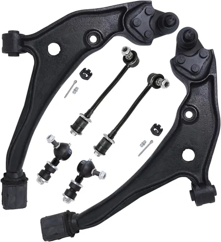 Miniatura 25 de Detroit Axle - Kit de extremo delantero para Chrysler 300 Dodge Charge Challenger 2011-2023, 2 brazos de control inferiores traseros 2 rótulas