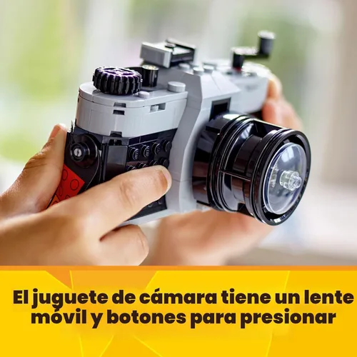Miniatura 4 de LEGO Creator 31147 - Juguete de cámara retro 3 en 1, se transforma a una cámara de video retro o a un televisor, regalo de fotografía para niños