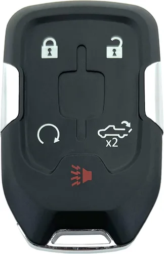 Miniatura 2 de Funda para llave inteligente para Chevy Silverado GMC Sierra 315MHz Entrada sin llave Reemplazo remoto HYQ1AA (con Chip, 5 Botones)