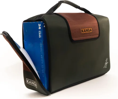 Miniatura 7 de Kanga Kanga Kase Mate - Bolsa térmica aislada - Bolsa térmica suave - Enfriador de bebidas para latas de cerveza y seltzer - Aislamiento y Woody
