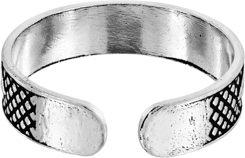 Miniatura 3 de AeraVida Anillo de plata de ley 925 con diseño de flor de aster, anillo ajustable para mujer de plata de ley Anillo de punta abierta de plata