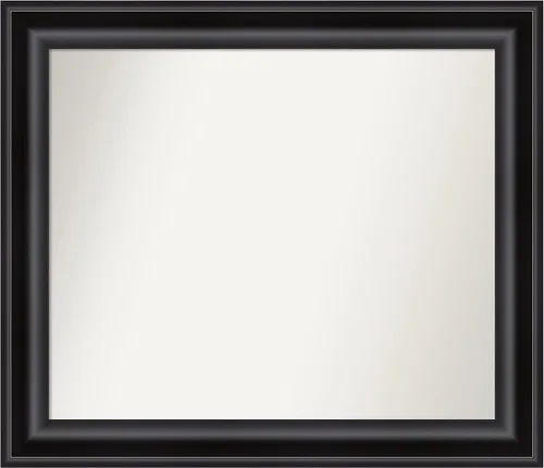 Miniatura 85 de Amanti Art Espejo personalizado, espejo de baño negro puente, espejo de pared o espejo de tocador de baño sobre el fregadero (26 x 26 pulgadas)