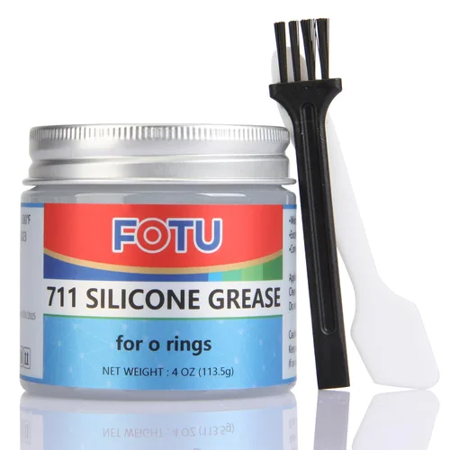 FOTU Grasa de silicona 711: pasta dieléctrica de uso general y grasa de goma impermeable de alta temperatura para juntas tóricas - Solución 1-Paquete