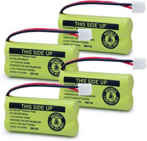 Miniatura 10 de Baterías inalámbricas recargables de 2.4 V compatibles con AT&T/Lucent BT-18433 BT-184342 BT-28433 BT-284342 BT-6010 BT-8000 BT-8001 BT-8300 Empire