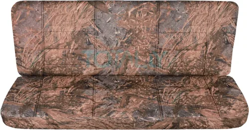 Miniatura 20 de Totally Covers Fundas de asiento compatibles con camuflaje para camioneta Ford F-150 F-250 F-350 (asiento trasero banco sólido) con/sin respaldo