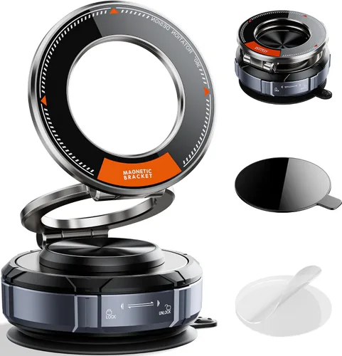 Miniatura 10 de Soporte de teléfono con ventosa de próxima generación 2026 Lindo soporte de teléfono de aleación de zinc de 360 ° de 109 libras Soporte de teléfono