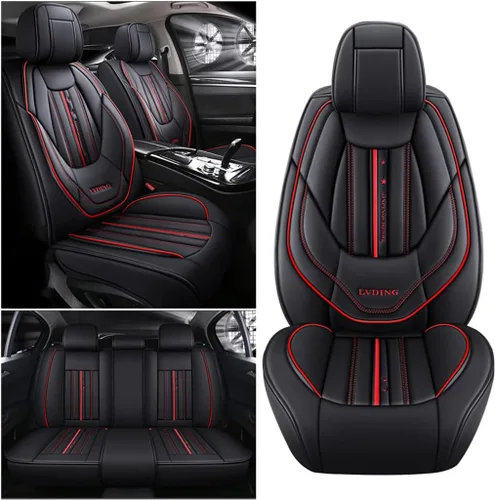 Miniatura 3 de Juego completo de fundas de asiento de automóvil compatibles con LR2 de cobertura completa, transpirable e impermeable, juego completo de accesorios