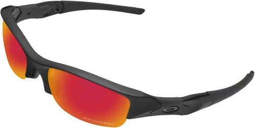 Miniatura 2 de BroLizard - Lente polarizada para gafas de sol Oakley Flak Jacket, rojo