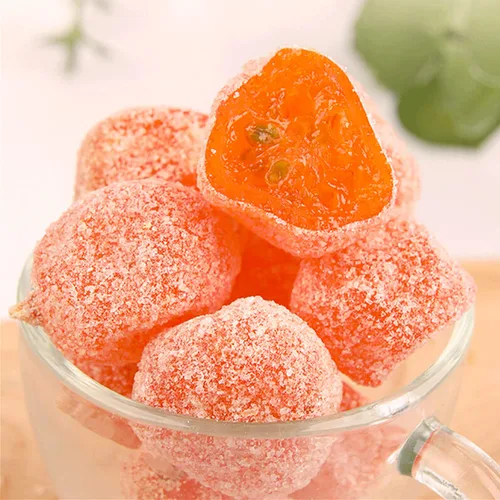 Miniatura 3 de Tianshan nieve naranja seco aperitivo casual pequeño kumquat caramelo de roca seca kumquat fruta confitada 7.05 oz/200g
