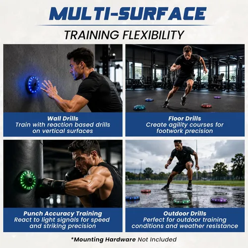 Miniatura 5 de Reflexx RLT 2.1 Reaction Training Lights – Improve Reaction Time, Coordination & Focus – Adjustable Speed, Random Mode, Brightness & Sound Control