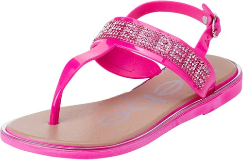 Miniatura 2 de bebe Sandalias para niñas Sandalias de piel sintética con tachuelas de diamantes de imitación con correas en el talón (niño pequeñoniño grande)