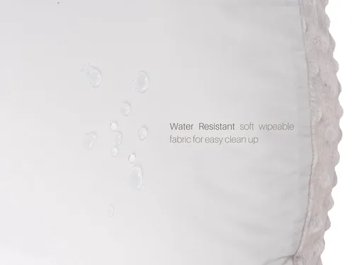 Miniatura 5 de Mila Millie Funda extraíble resistente al agua para tumbona de recién nacido, funda sensorial Minky para asiento de piso de bebé, tela suave y Niebla