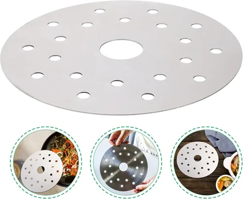 Miniatura 6 de Hemoton Utensilios de cocina Placa de guía térmica de inducción Convertidor de placa de cocina de inducción de disco Cazuela de acero inoxidable