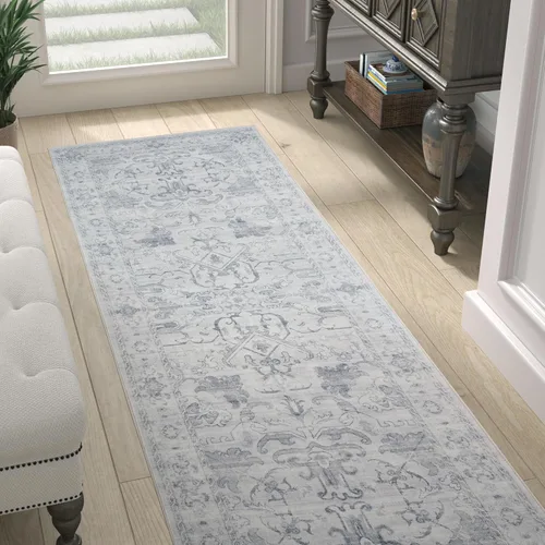 Miniatura 64 de jinchan Lima - Alfombra de pasillo lavable de 2 x 6 pies, antideslizante, de pelo corto, suave, ultrafina, alfombra envejecida para casa de campo