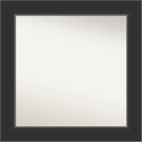 Miniatura 372 de Amanti Art Espejo personalizado, espejo de baño negro Astor, espejo de pared o espejo de tocador de baño sobre el fregadero (25 x 25 pulgadas)