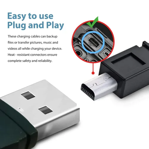 Miniatura 4 de Cable de carga USB de repuesto para cámara Nikon UC-E6, UC-E16, UC-E17, UC-E23, cable de carga de transferencia para Nikon SLR D3300 D750 D5300