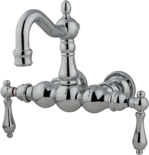 Miniatura 9 de Elements of Design DT0715AX - Llenador de bañera con patas de garra para montaje en pared, 4-3/4 pulgadas en alcance de boquilla, bronce aceitado