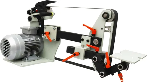 Miniatura 6 de TECHTONGDA Lijadora de banda de velocidad variable de 72 pulgadas con 3 muelas de molienda para cuchillos, herramientas de corte sin base, 220 V