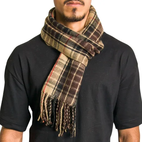 Miniatura 143 de Alpine Swiss Bufanda a cuadros para hombre, ultra suave, chal de invierno, cálido, ligero, para clima frío