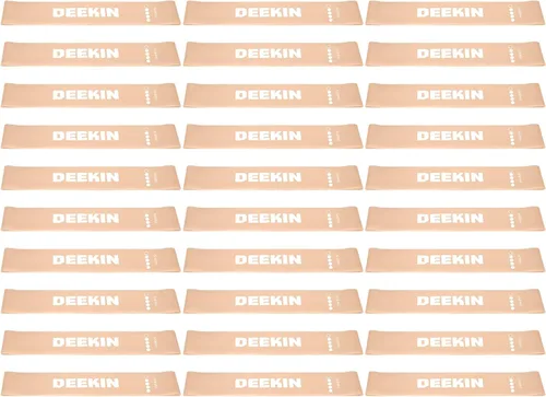 Miniatura 9 de DEEKIN 30 bandas de resistencia a granel, bandas elásticas de ejercicio, equipo de ejercicio para mujeres y hombres, pilates, fitness, gimnasio, yoga