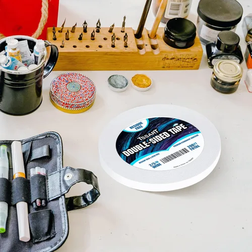 Miniatura 5 de Cinta de doble cara ultrafina permanente - Cinta adhesiva de doble cara para artes, manualidades, fotografía, álbumes de recortes, rasgón a mano