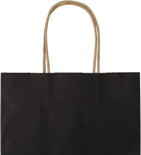 Miniatura 4 de Bolsas de papel kraft de tamaño mediano de 7.9 x 4.3 x 10 pulgadas con asas, a granel, bolsas de regalo Bagmad, para decorar a tu gusto, compras