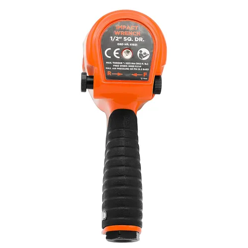 Miniatura 3 de Groz Llave de impacto neumática IPW-301, accionamiento de 1/2 pulgada, martillo doble de 902 pies-libra, cuerpo de aluminio de 8,000 RPM