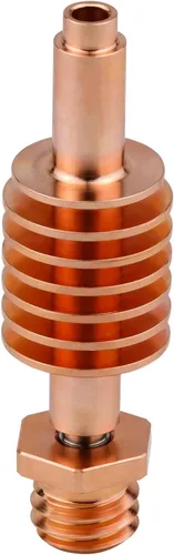 Miniatura 4 de Impresora 3D Bloque calefactor de cobre chapado a alta temperatura de 932.0 °F compatible con Phaetus Dragon Hotend Standard High Flow Extrusora