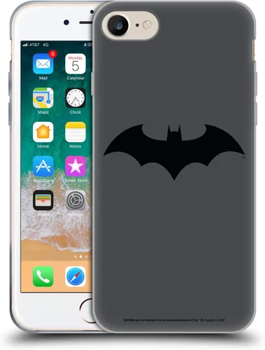 Miniatura 321 de Head Case Designs Funda de gel con licencia oficial de Batman DC Comics Bat Signal Logos [protección de grado militar] compatible con Apple iPhone 7