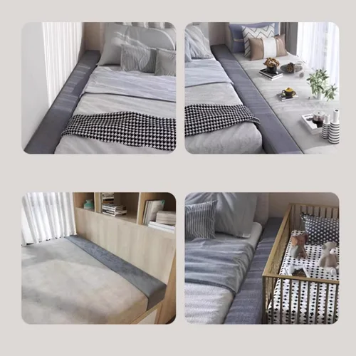 Miniatura 6 de Cojín de relleno de huecos para sofá cama, extensor de colchón, conector de cama individual, cojín de almohada con funda desmontable para cama
