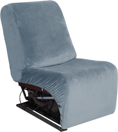 Miniatura 28 de Jonuiony Fundas para sofá reclinable de 5 plazas, funda para sofá reclinable en forma de U, fundas elásticas de terciopelo para sofá modular para 5