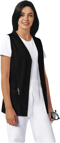 Miniatura 3 de Cherokee Women Scrubs Vest Button Front 1602