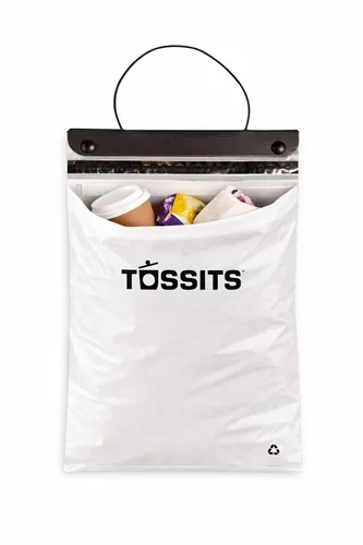 Miniatura 7 de Tossits Bolsas de basura desechables recicladas para automóvil, a prueba de fugas, a prueba de olores, bolsas de basura colgantes para automóvil