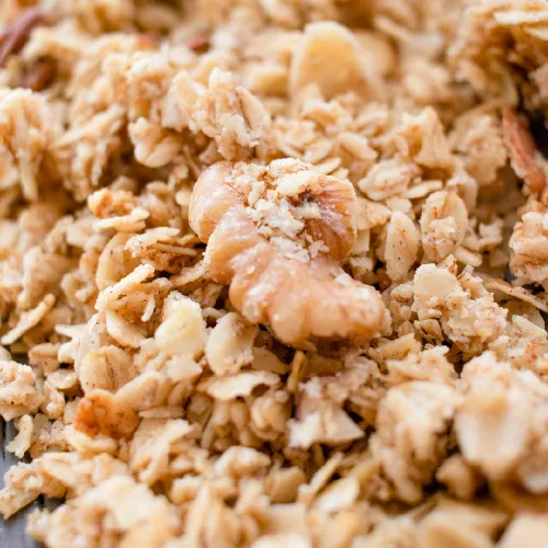 Miniatura 5 de Mrs. Barr's Natural Foods Granola Almendra, nuez y nuez Avena orgánica certificada sin gluten Textura suave Lote pequeño Calidad gourmet