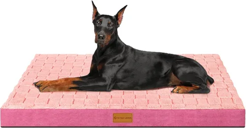 Miniatura 16 de Patas Lague Cama Ortopédica para Perros de Tamaño Grande 36''X24'', Impermeable Suave Cómoda de Espuma Egg Crate Camas Grandes para Mascotas