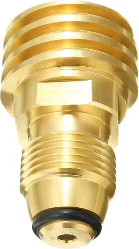 Miniatura 4 de Adaptador universal de tanque de propano antiguo a nuevo, convierte la válvula de servicio del tanque POL LP a QCC1 / tipo 1 manguera o regulador