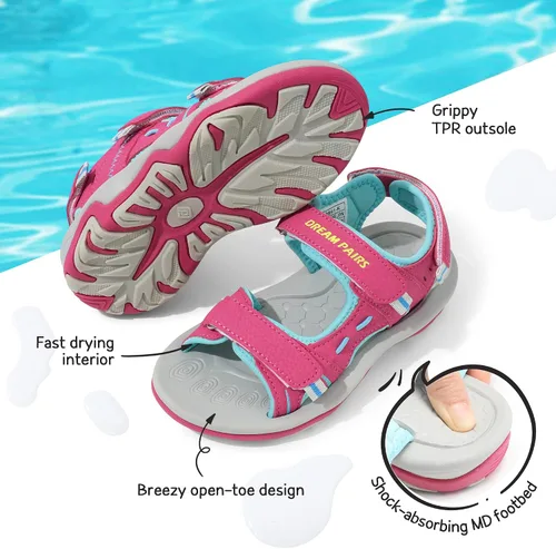 Miniatura 3 de DREAM PAIRS Sandalias deportivas de verano para niños y niñas (niños pequeñosniñosgrandes)