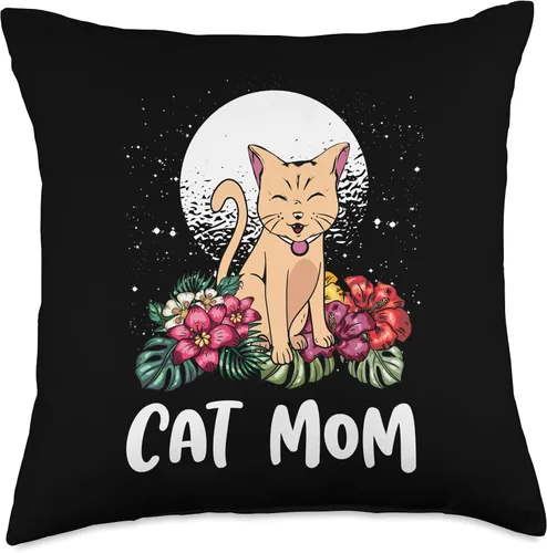 Miniatura 4 de Cat Mom Cat Lover Animal Lover Kitten Pets Cat Dad Throw Pillow